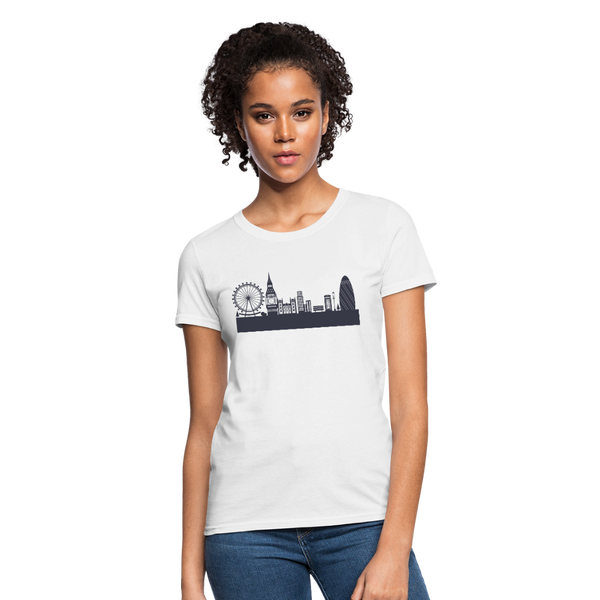 London UK Graphic Women's T-Shirt - white