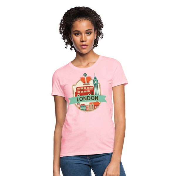 London City Graphic Women's T-Shirt - pink