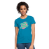 Open All Night Graphic Women's T-Shirt - turquoise