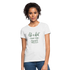 Life Is Short Enjoy Your Coffee Graphic Women's T-Shirt - white