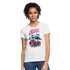 Vintage Flying Saucer Graphic Women's T-Shirt - white