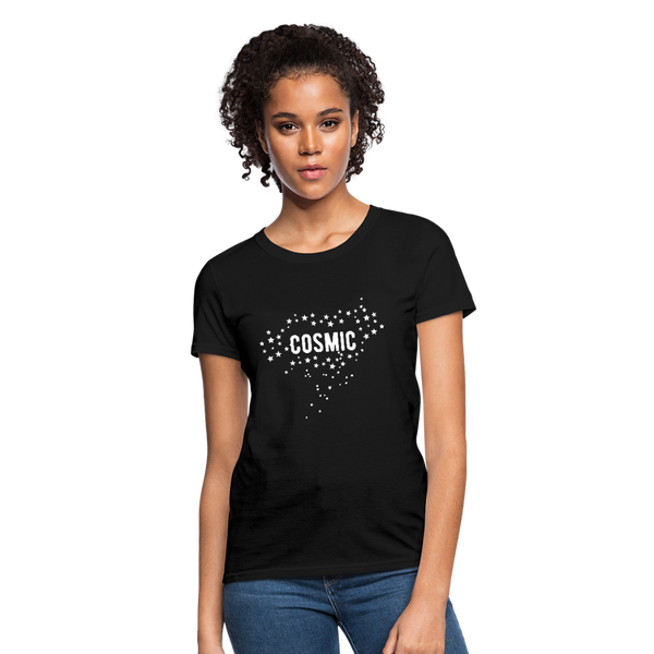 Cosmic Graphic Women's T-Shirt - black